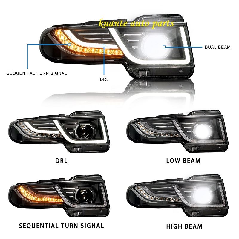 LED head lamps for FJ Cruiser