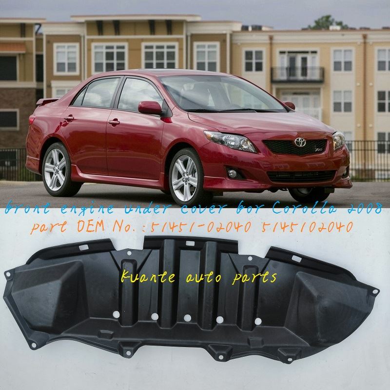 Front Under Cover Lower Engine Splash Shield for 09-13 Toyota Corolla