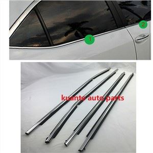Fenêtre de moulage de courroie de porte chromée pour 2014-2018 Toyota Corolla