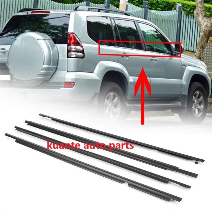 Les ceintures de porte Weatherstrips remplacent la Toyota Land Cruiser Prado & Lexus GX 470 2003 2004 2005 2006 2007 2008 2009 avant et arrière L + R